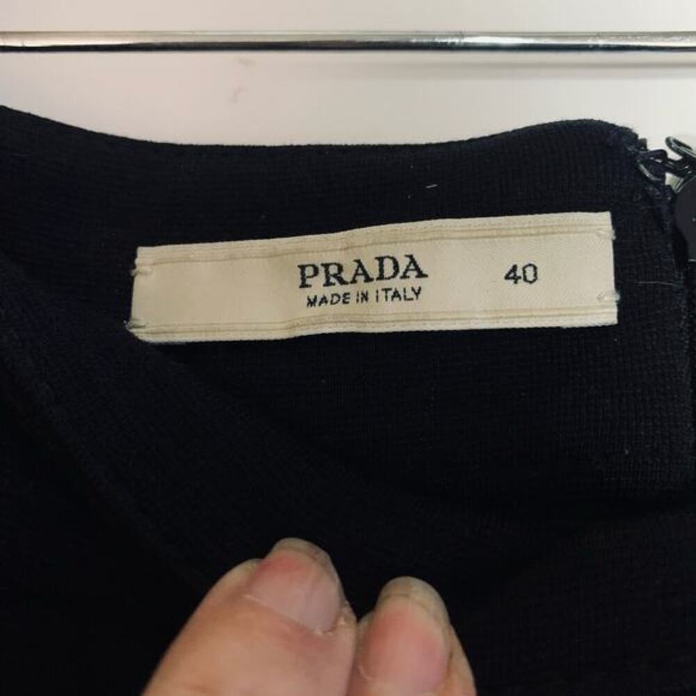 PRADA Riding Pants Equestrian Slim Leg Zipper Y2K‎ Wool Rear Center Zip Closure - Picture 12 of 15